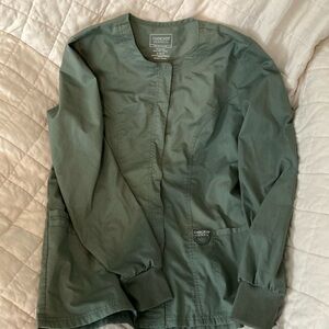 Cherokee Forest Green Scrub Jacket